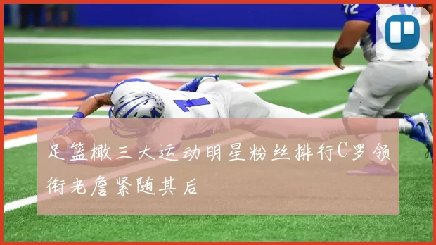 足篮橄三大运动明星粉丝排行C罗领衔老詹紧随其后